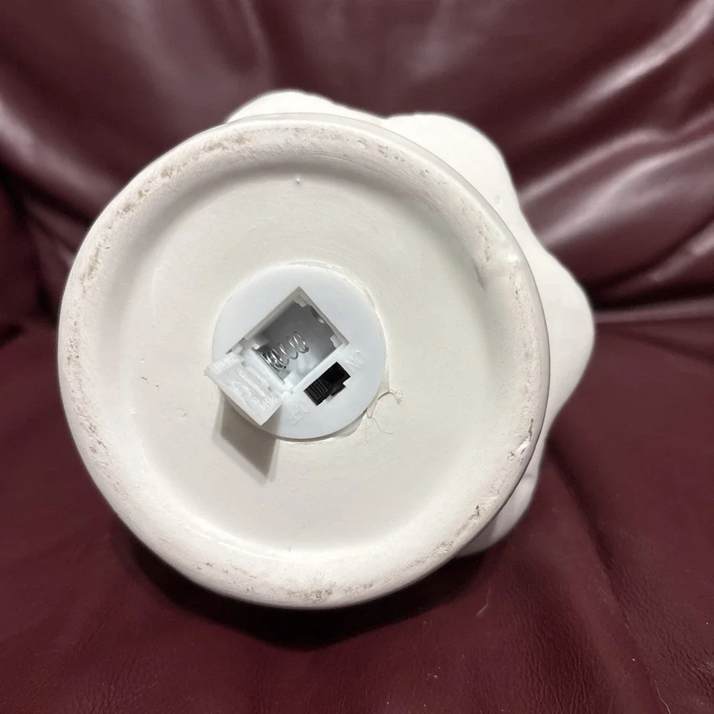White Ceramic Desk Top Christmas Tree 10.5